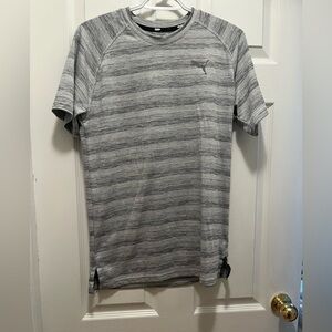 Puma Men's Short Sleeve Gray Tee